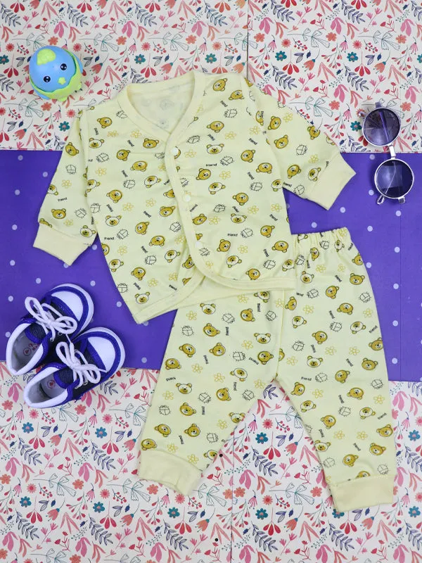 0Mth - 9Mth Friend Light Yellow Baba Suit For Newborns BG NBS70