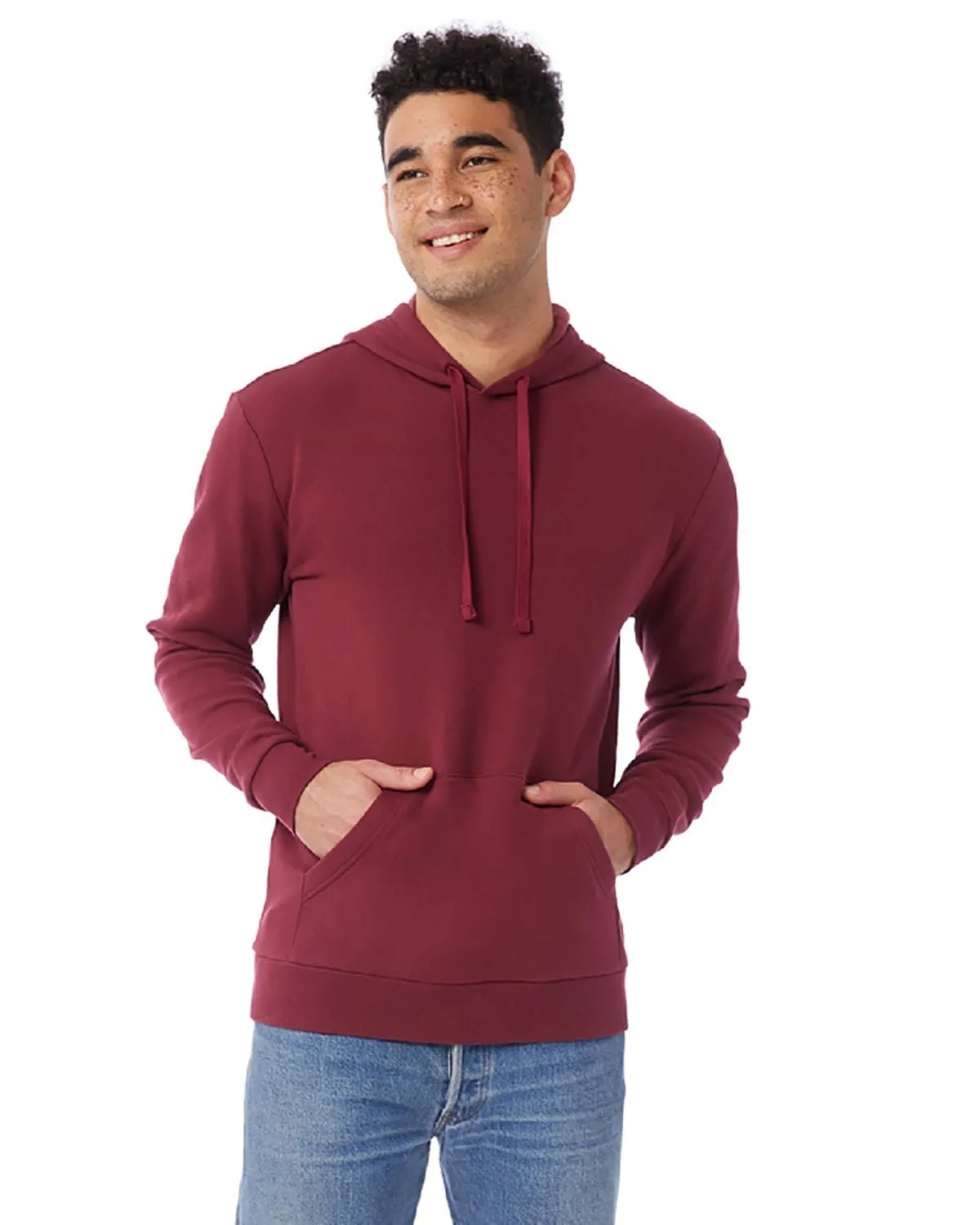 Alternative 8804PF Adult Eco Cozy Fleece Pullover Hooded Sweatshirt