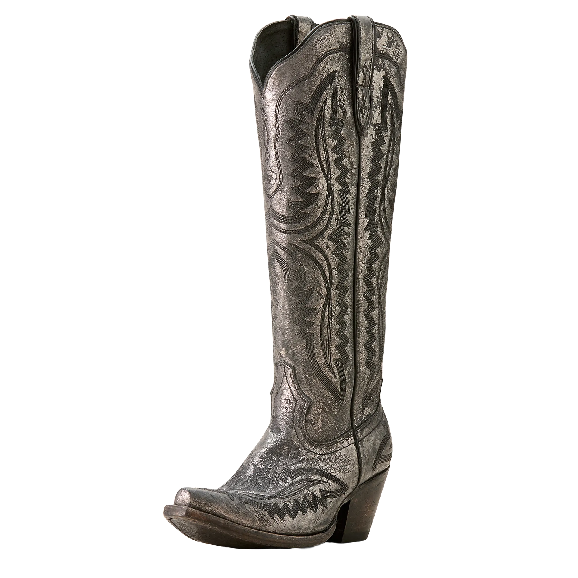 Ariat Ladies Casanova Embroidered Soft Mercury Black Western Boot 10053651