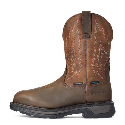 Ariat Men's 11" Big Rig Waterproof Wide Square Composite Toe Work Boot