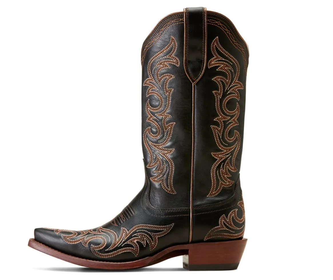 ARIAT WOMEN'S HAZEN WESTERN BOOTS | BLACK/TAN