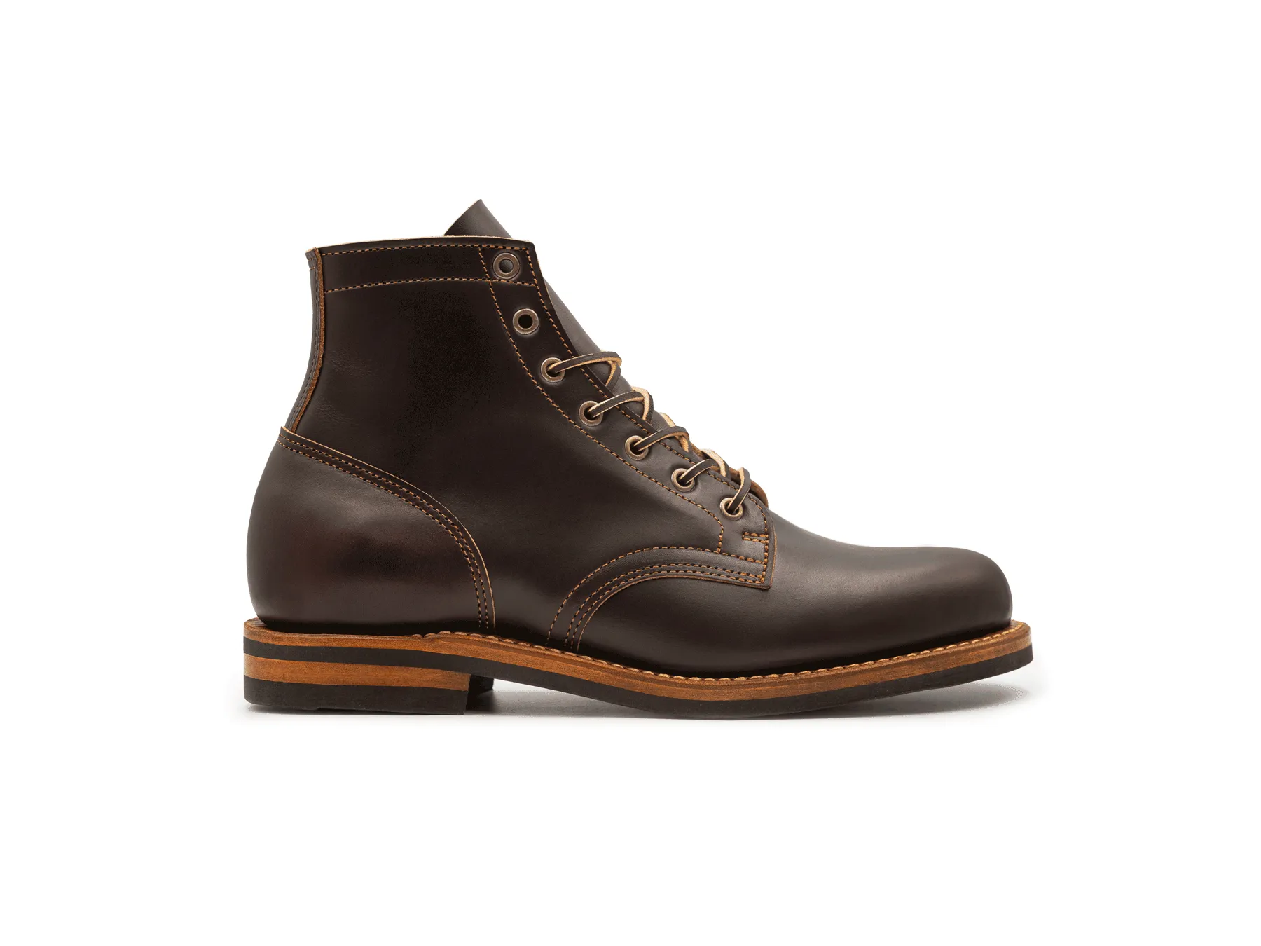 Brown Double Shot (Plain Toe)