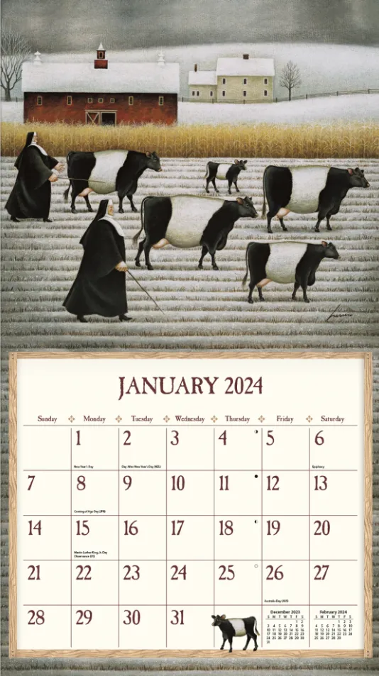 Calendar - Cows Cows Cows