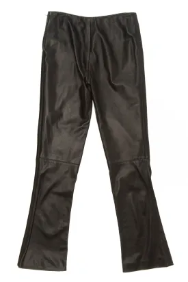 Calvin Klein - Black Leather Pants - US 6