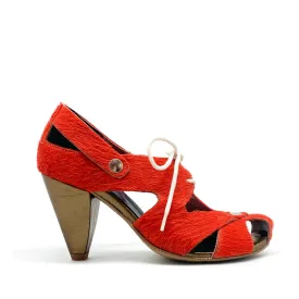 Coco - Orange heel shoe