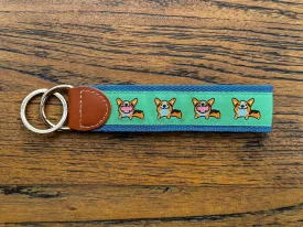 Corgi RAWR Woven Wrist Lanyard [Special Edition]