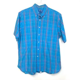 Country Traditional by Pendleton Mens Size XL Blue Plaid Casual Button-Down Shirt S/s Pre-Owned