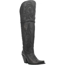 Dan Post Women's 20" Jilted Black Snip Toe Western Boot