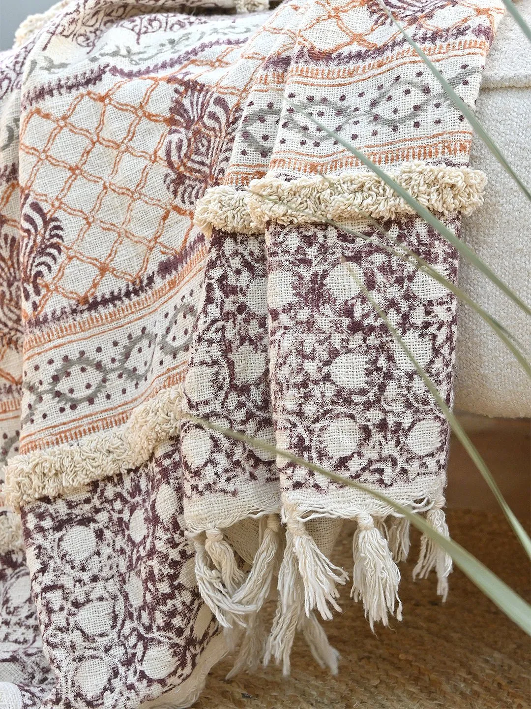 GALINA - BLOCK PRINTED THROW