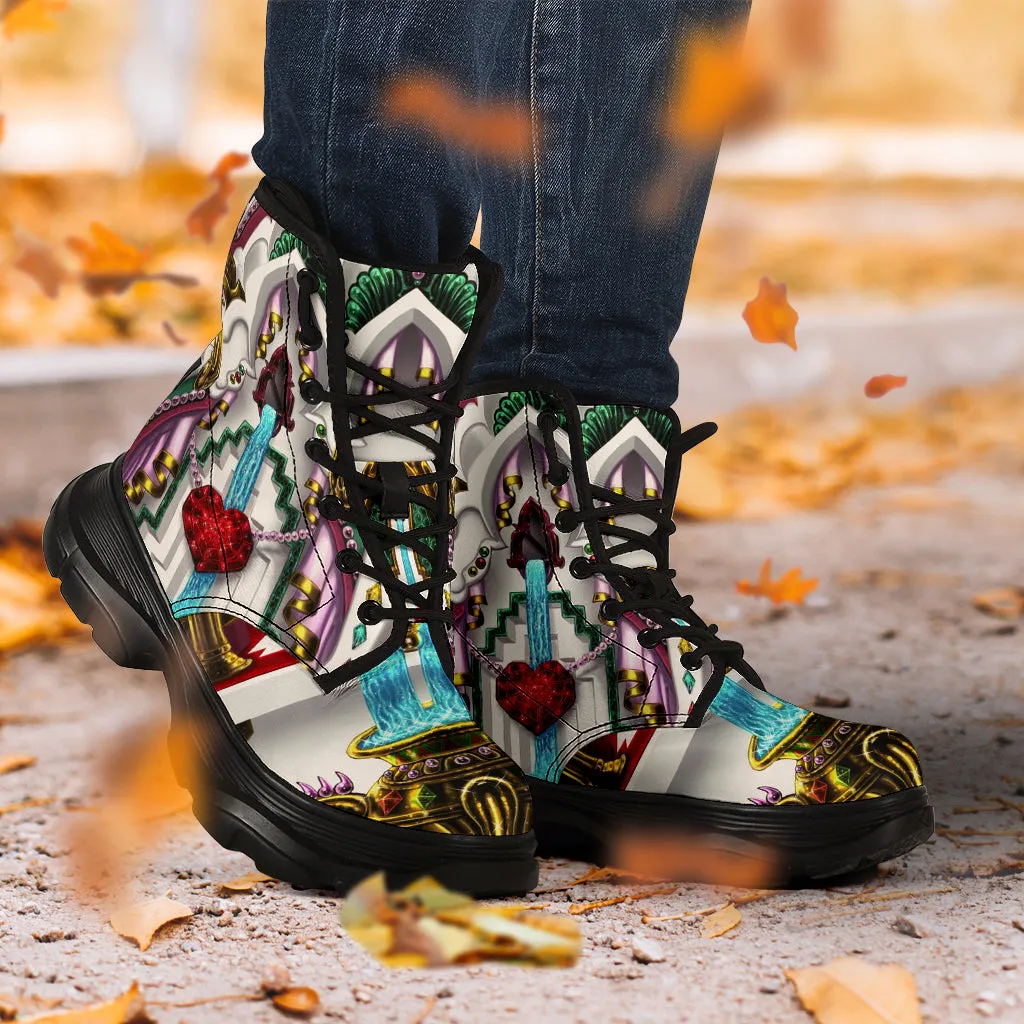 GANESHA CHUNKY BOOTS | SALVIA DROID