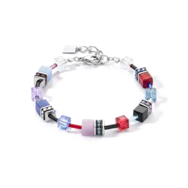 GeoCUBE® Iconic bracelet silver-royal