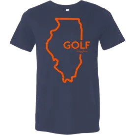 Golf Illinois Unisex T-Shirt