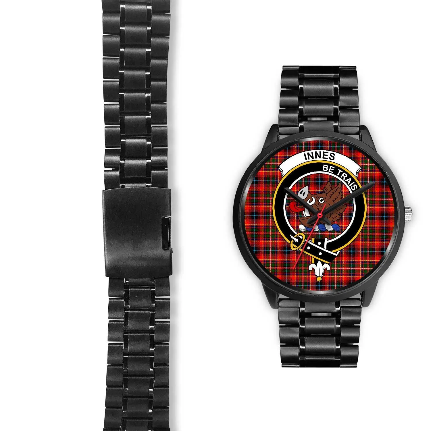 Innes Modern Clan Badge Tartan Black Watch