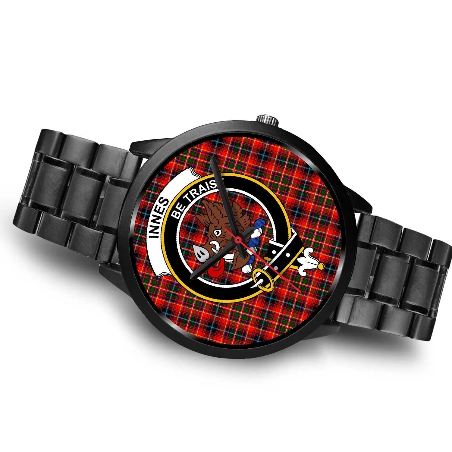 Innes Modern Clan Badge Tartan Black Watch