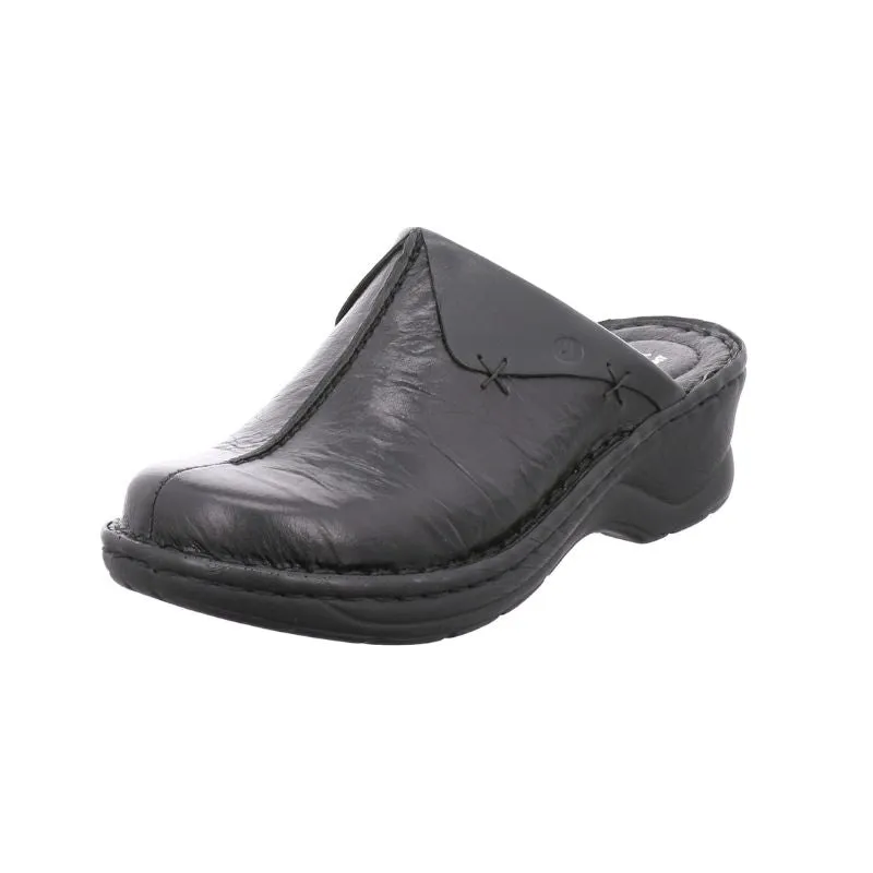 Josef Seibel Catalonia 48 Black Women's Clogs