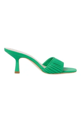 Loeffler Randall Naima Gathered Band Heel in Green