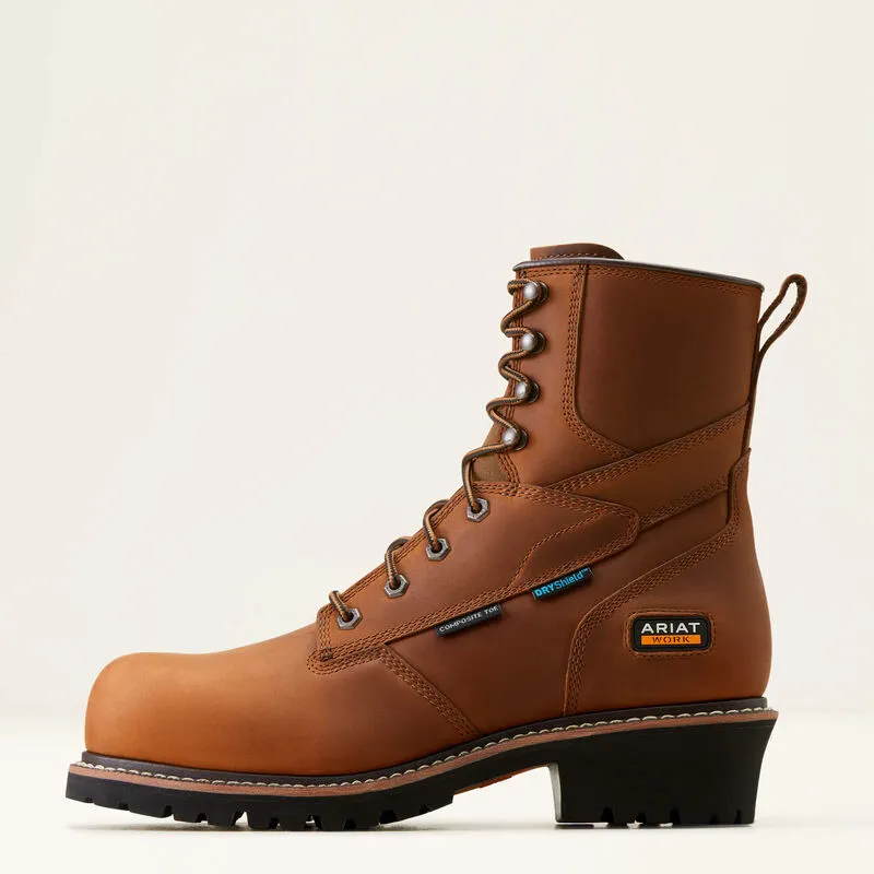 Logger Shock Shield Waterproof Composite Toe Work Boot