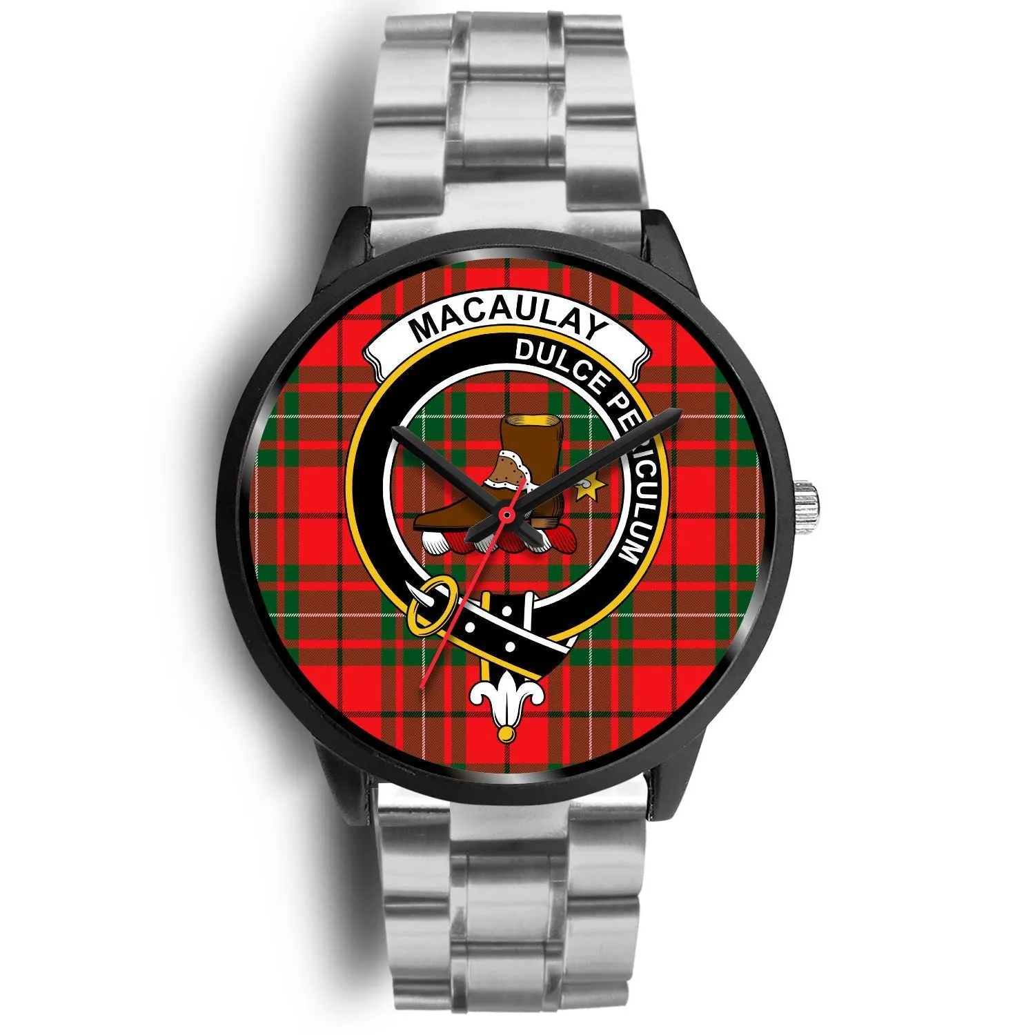 MacAulay Modern Clan Badge Tartan Black Watch