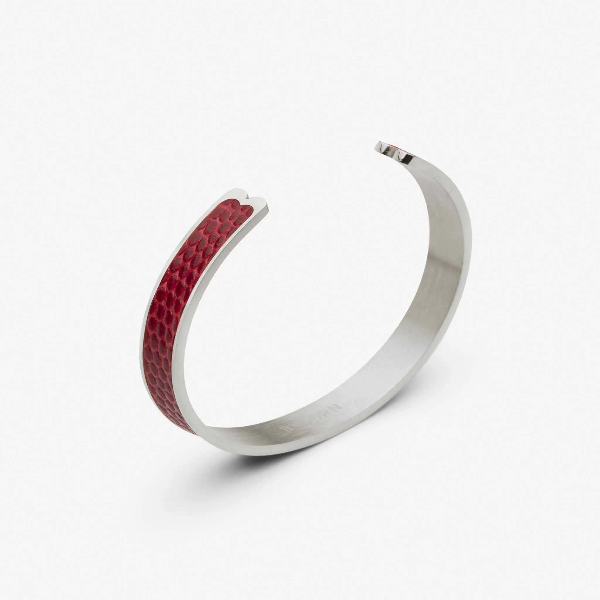 MISS BANGLE BRACELET Red Silver