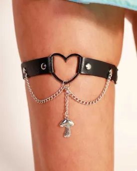 Mushroom BB Single Chain Leg Garter