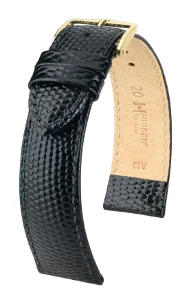 Open End HIRSCH RAINBOW Ladies Lizard Embossed Calfskin Watch Strap  1230 26 OE