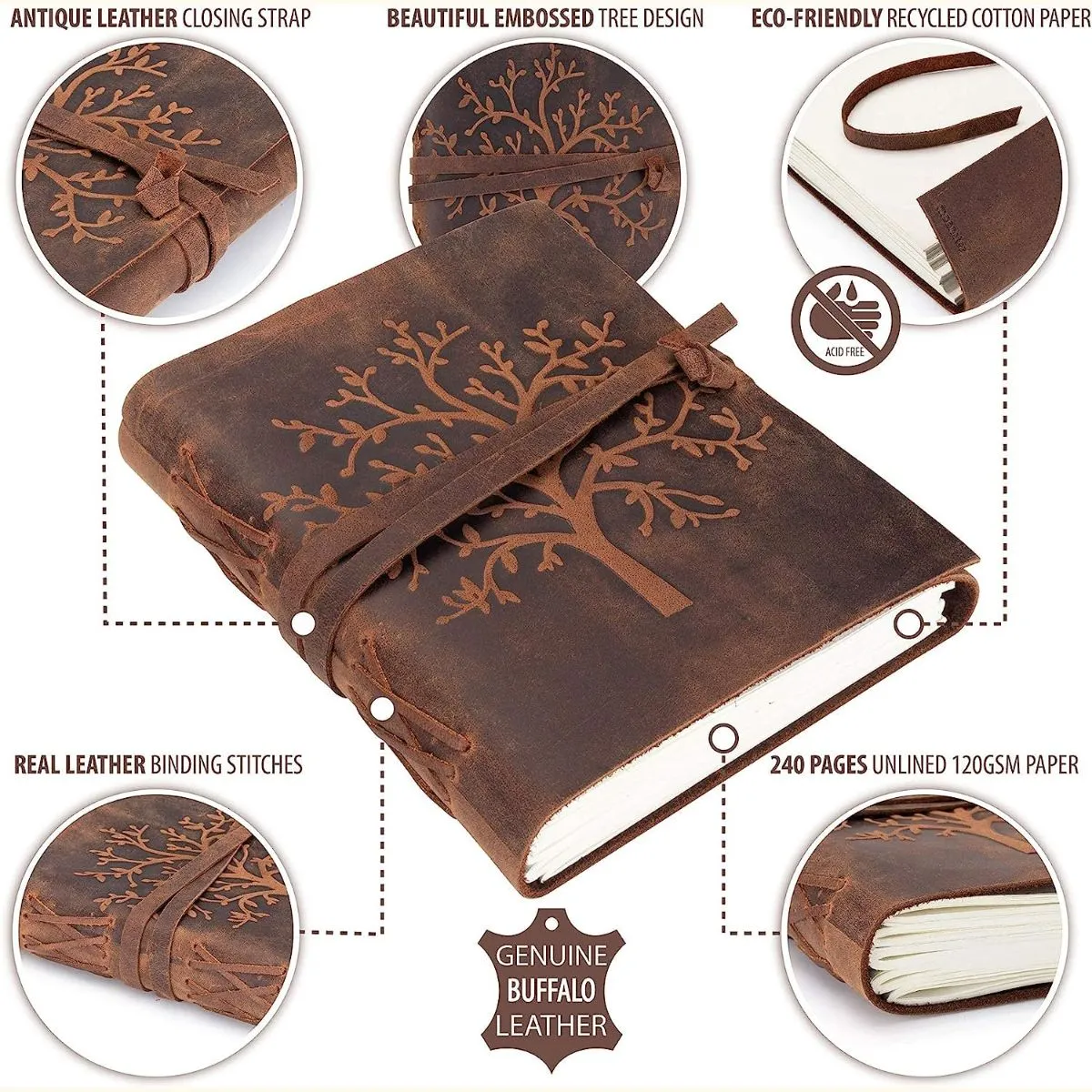 The Chronicles - Leatherbound Tree of Life Journal